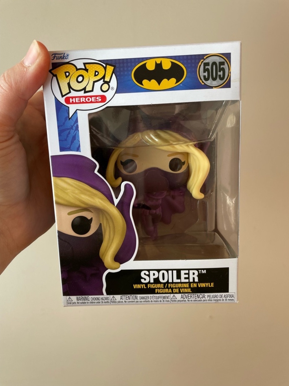 Funko Pop! Heroes DC Comics Batman War Zone: Spoiler (Stephanie Brown) #505